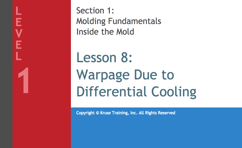 Warpage Due to Differential Cooling Play Screen