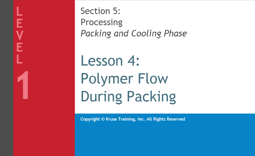 Polymer Flow During Packing