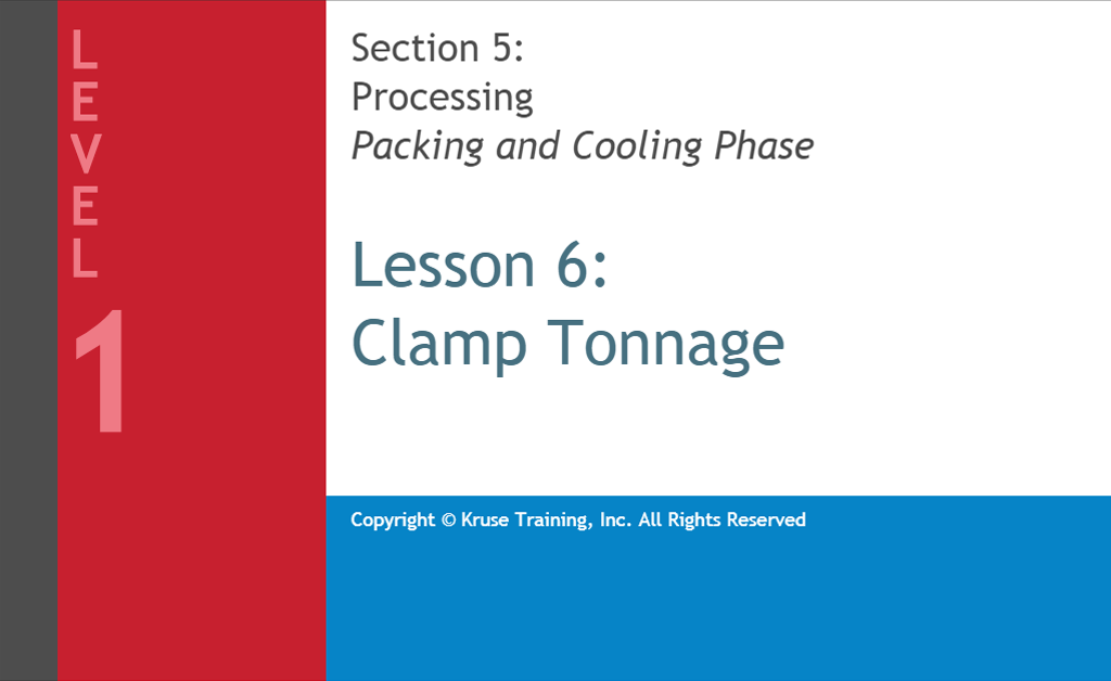 Clamp Tonnage