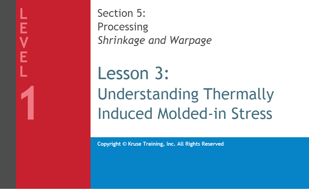 Understanding Thermally-Induced Molded-In Stress