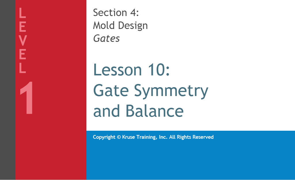 Gate Symmetry and Balance