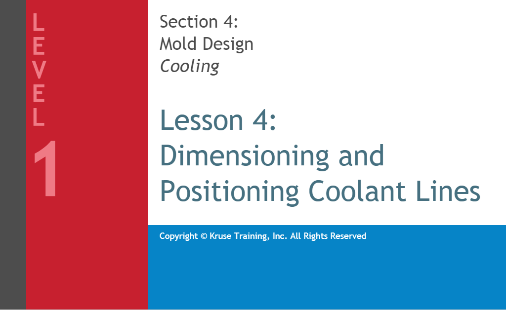 Dimensioning and Positioning Cooling Lines