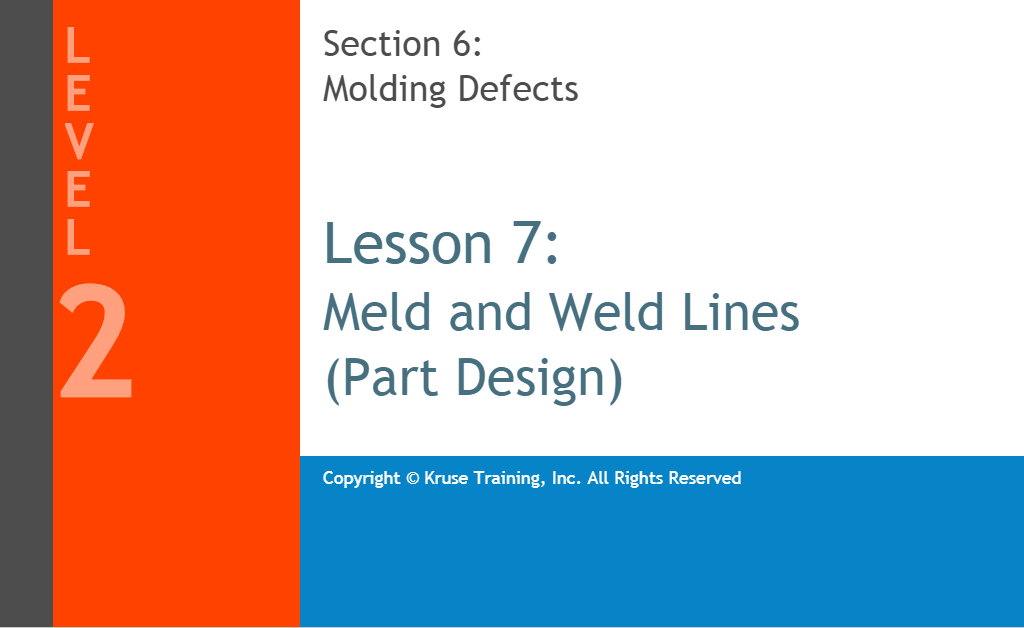 Meld and Weld Lines Part Design