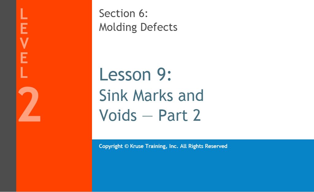 Sink Marks and Voids-2