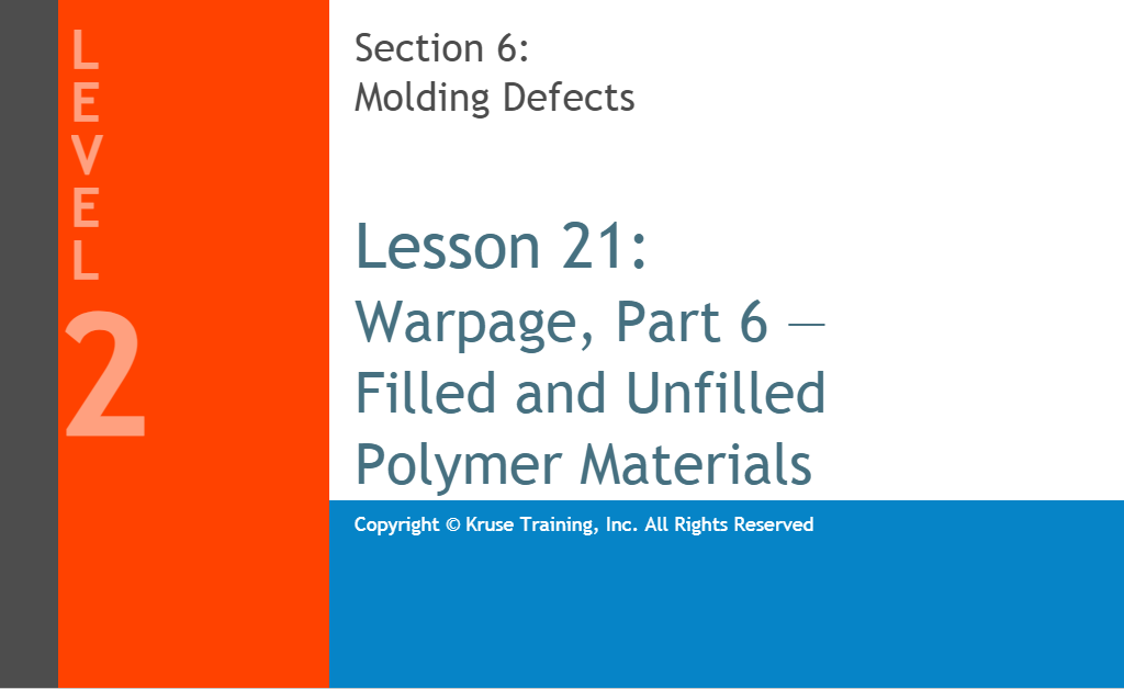 Warpage Filled and Unfilled Polymer Materials