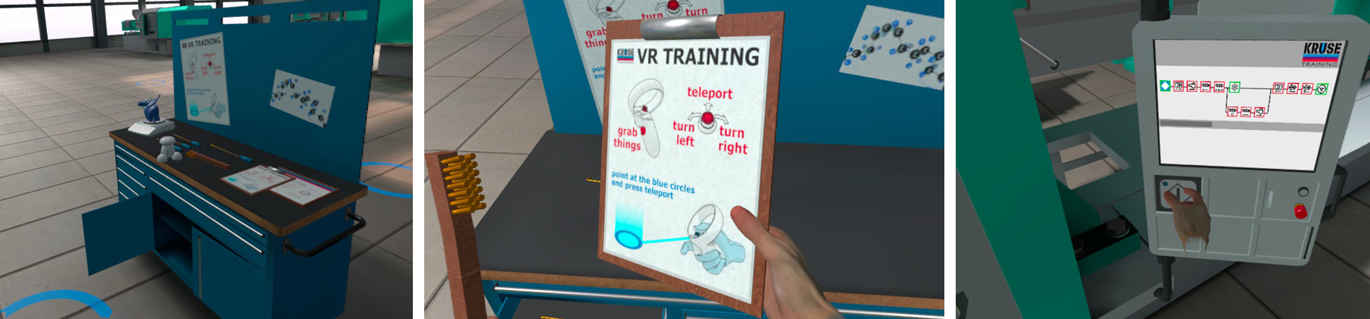 Kruse Training Virtual Reality Molding Floor