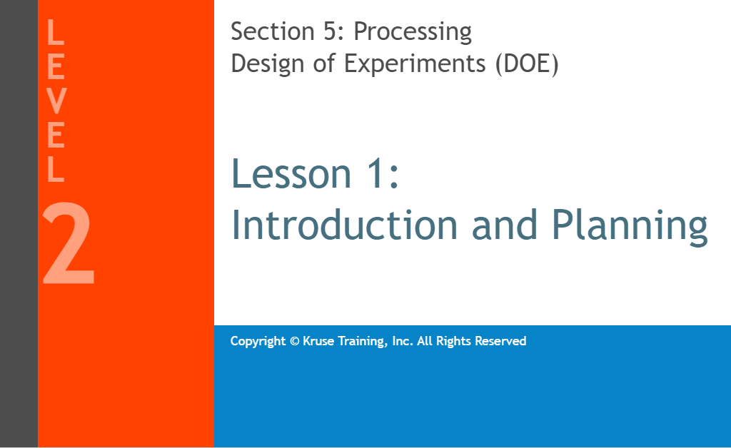 DOE Intro and Planning