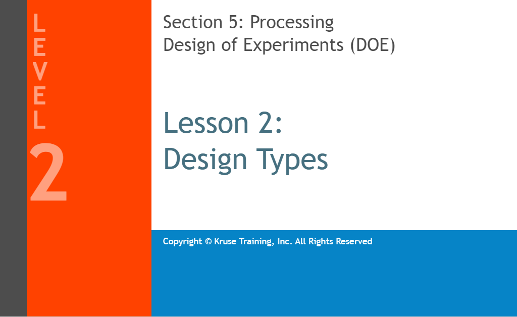 DOE Design Types